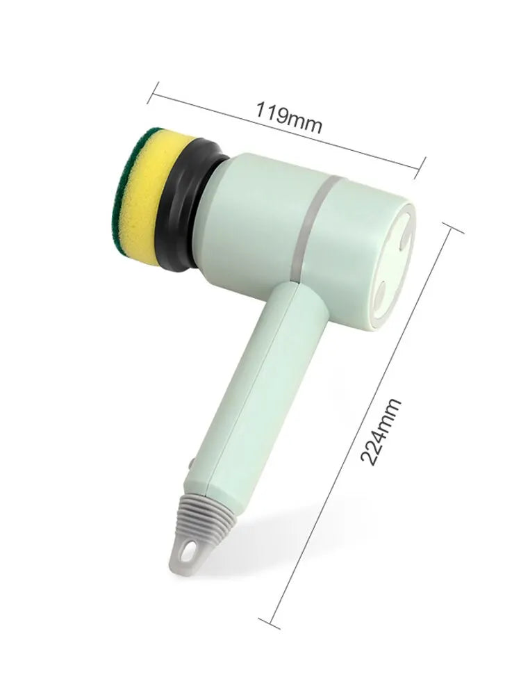 Escova elétrica de limpeza automática 3 em 1 - sonhos em mãos